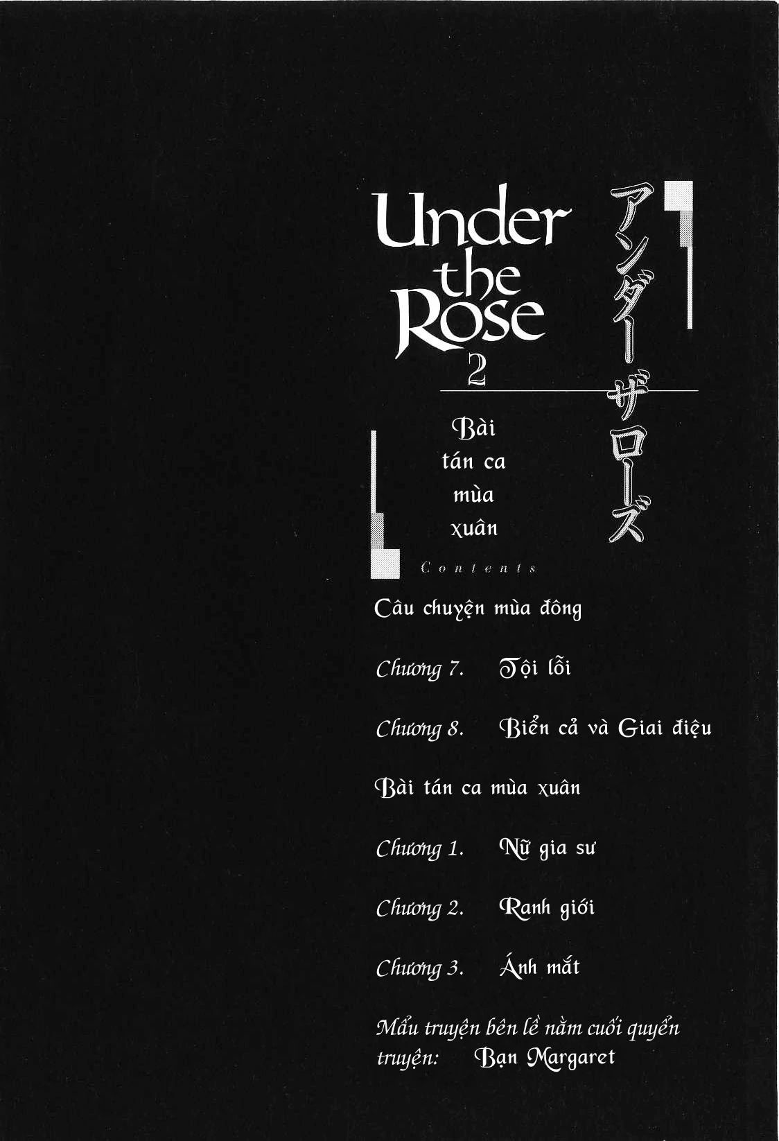 Under The Rose - Phần Truyện Mùa Xuân - chap1 - Trang 3